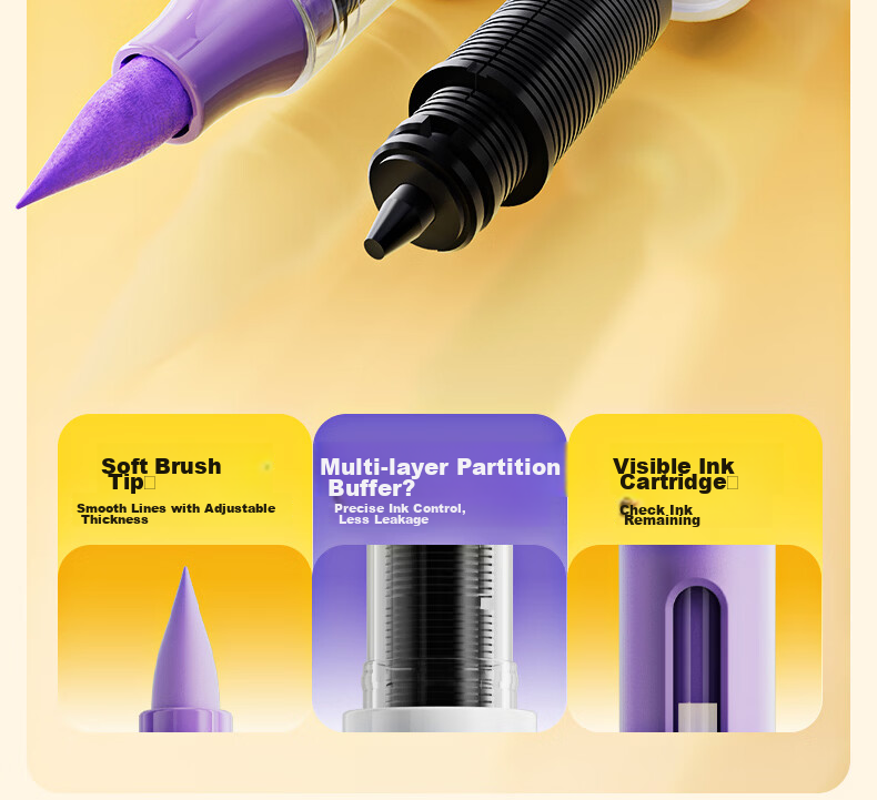 M&G Stationery, 48-Color Big Ink King Direct Liquid Acrylic Soft-Tip Markers, Student Children's Watercolor Pens, Drawing Pens, Painting Brushes, Colored Pens, Birthday Gift 12