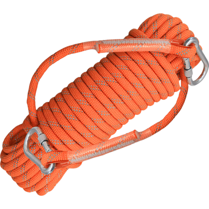 Hexin Safety Rope Floating Rescue Rope Emergency Escape Wear-Resistant Reflective Flood Rescue Rope Clothesline 6mm 10m with Double Hooks