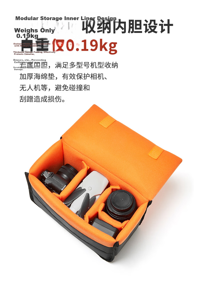 BOSTANTEN Xingqi Backpack Unisex Student School Bag Travel Backpack Camera Drone Inner Bag Large Capacity Laptop Bag 18