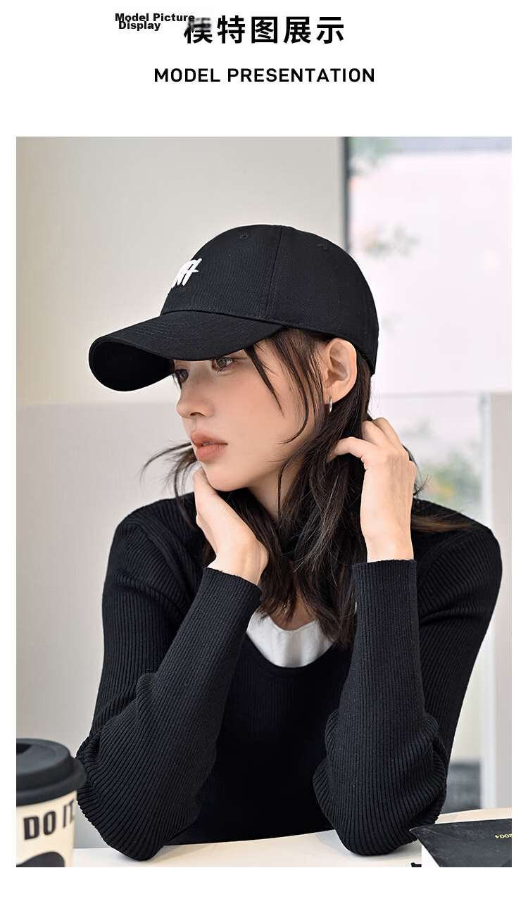Zhenxiang Women's Baseball Cap Men's Sunshade Duckbill Fashion Slim Face Four Seasons Universal Premium Birthday Gift Y225 13