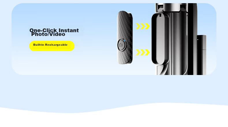 Zhiguozhe 2026 New Mini Selfie Stick Travel Portable Phone Holder 360° Rotation Anti-Shake Automatic Tripod Follow Shooting Photography Tool Concert 34
