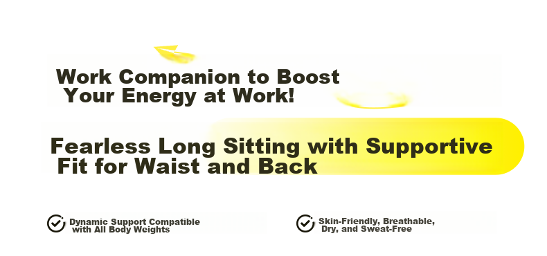 Zhiguozhe Lumbar Support Office Cushion Waist Pillow Long Sitting Waist Protector Lumbar Pillow Workstation Chair Back Cushion Car Seat Cushion 6