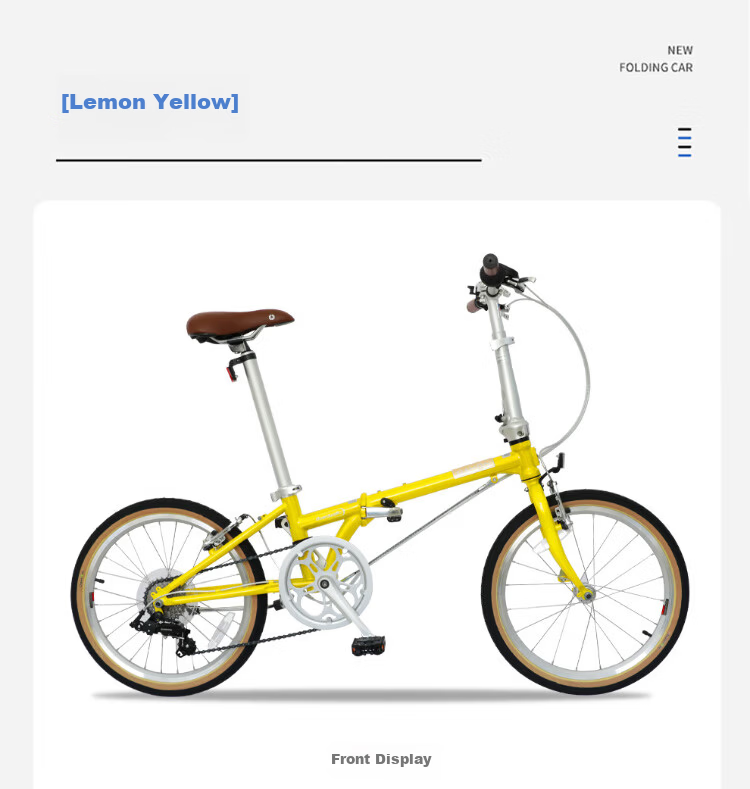 DAHON 20-inch D7 Speed Folding Bicycle Unisex Student British Retro Bike HAC071 Olive Green 13