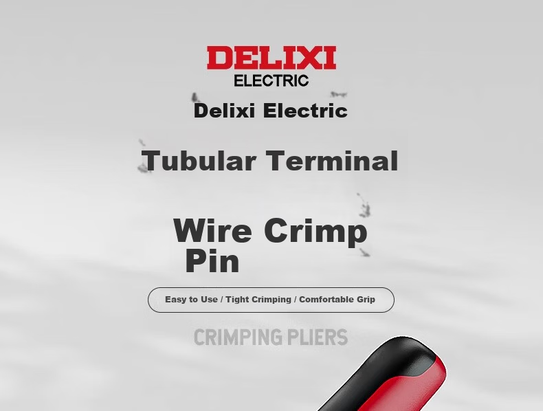 Delixi Terminal Wire Crimping Pliers Tube Pin Cold Press Crimping Pliers Wire Clamp Electrician Special Pliers 1