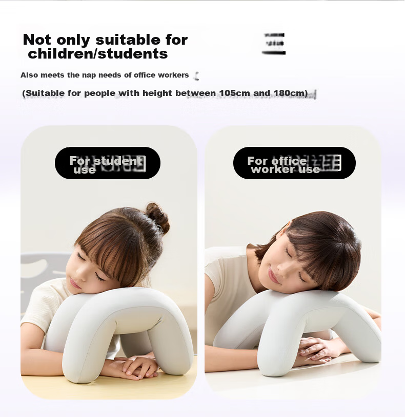 Nap Pillow for Elementary School Students, Foldable Prone Sleeping Cushion for First Graders 3