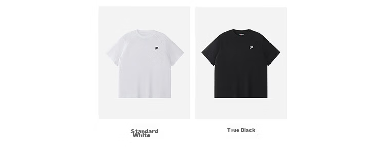 FILA Official Trendy Couple Knitted Dopamine Short Sleeve T-Shirt 26 Summer Quick-Dry Sports Tee 19