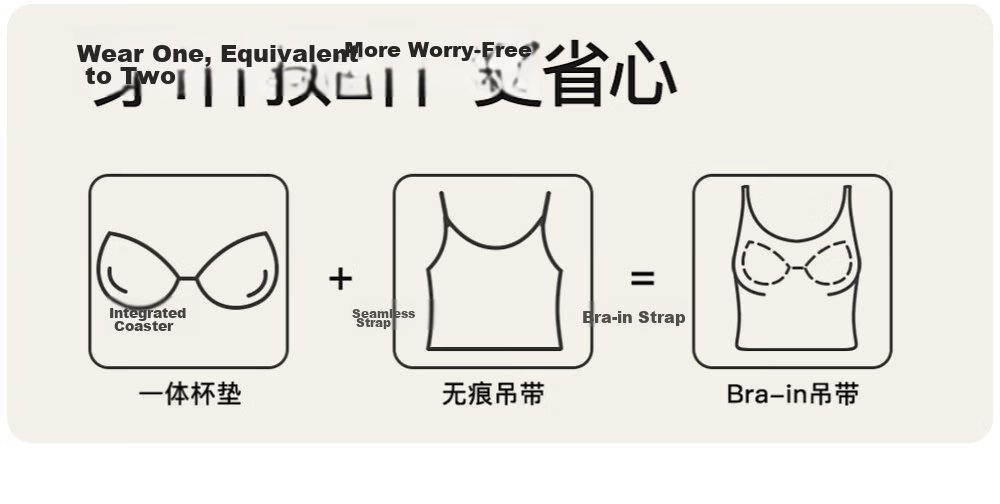 GUJIN Women's Padded Camisole Sports Bra Integrated Long Summer Outerwear Tank Top 6