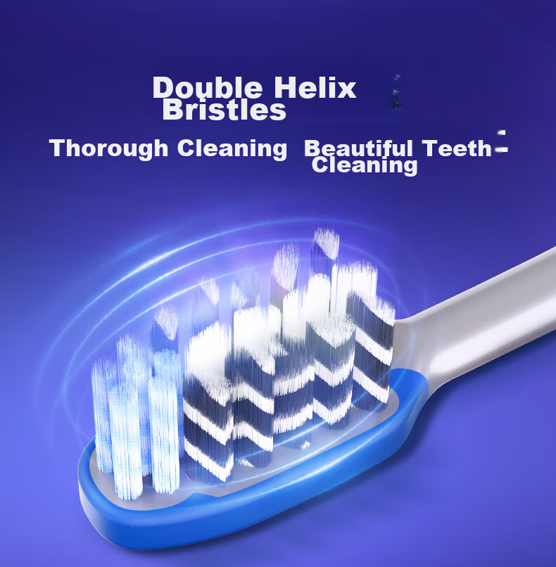 ApaCare Men's Toothbrush Strong Whitening Anti-Smoke Stains Anti-Tartar Medium Hard Bristles High-End Adult Toothbrush 6-Pack 7