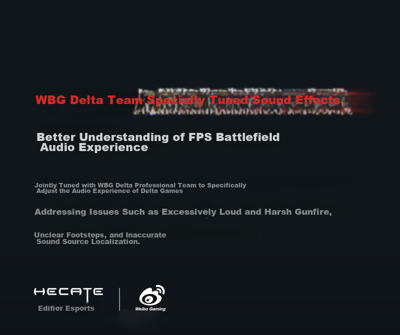 EDIFIER HECATE G3 MAX Base Edition 2.4G Wired Bluetooth Quad-Mode THX Spatial Audio Wireless Gaming Headset Delta FPS Chicken Dinner Black 14