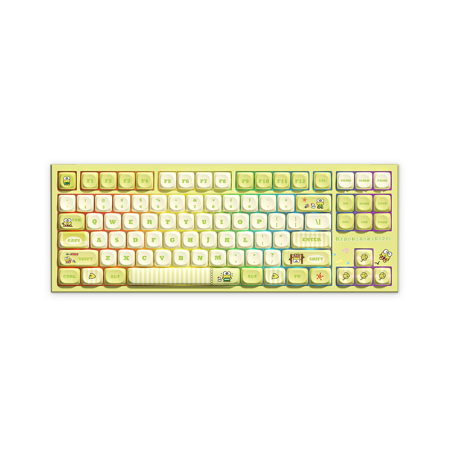 AKKO 5087 V5 KLOBI Co-Branded Mechanical Keyboard Three-Mode Wireless Bluetooth Wired High-Style Female Office Laptop External Keyboard Gasket Structure