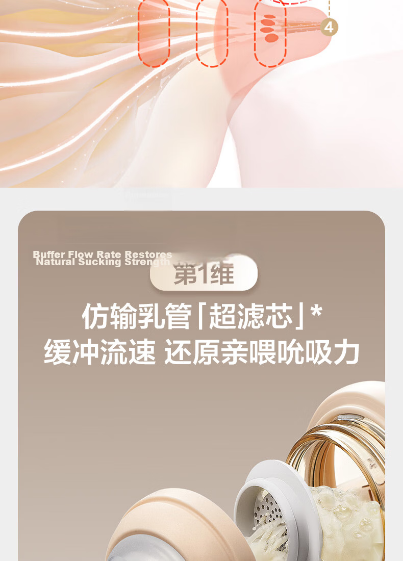 Babycare Ultrafiltration PPSU Anti-Choke Anti-Spray Baby Bottle Newborn Tilted Head Imitation Breast Milk 300ml Direct Drinking Spout 12 Months+ 7