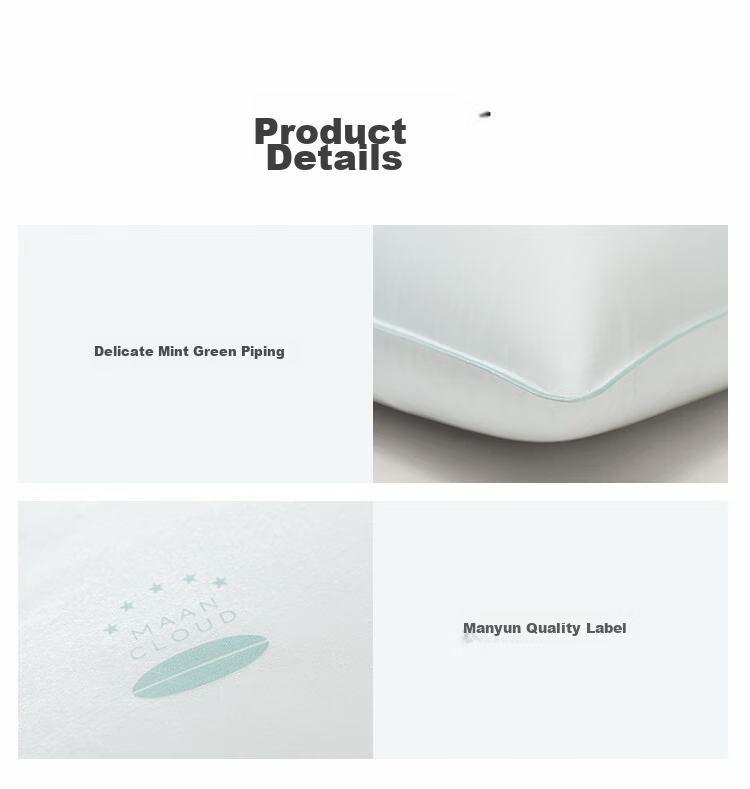 JD Jingzao Manyun Platinum Five-Star Hotel Pillow 95 White Goose Down Pillow Class A Antibacterial Mite-Resistant Down Pillow Single Piece 12