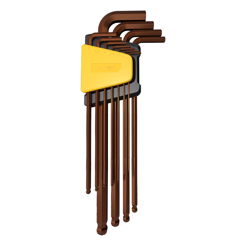 Deli Hex Key Wrench Set Hardware Repair Tool Hexagonal Screwdriver