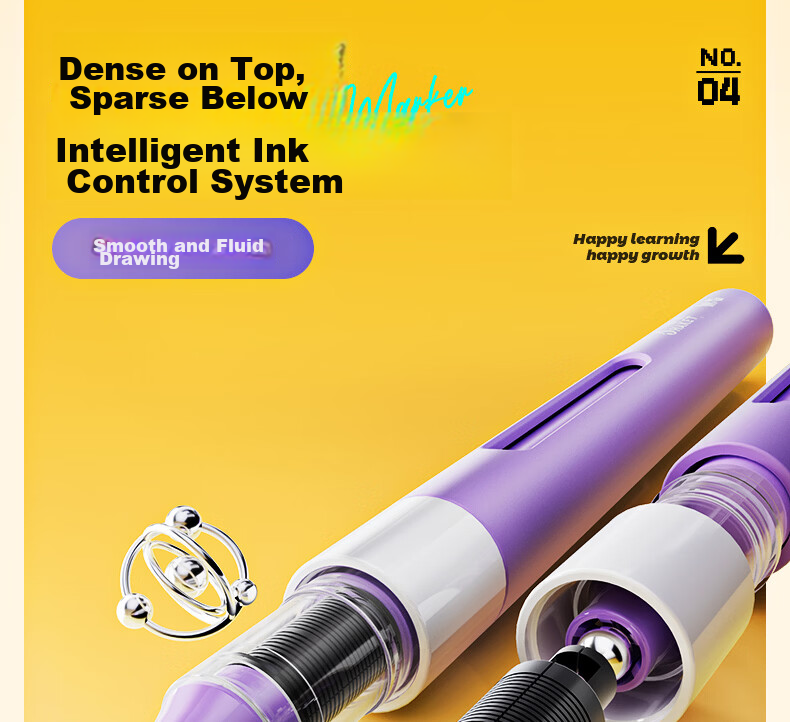M&G Stationery, 48-Color Big Ink King Direct Liquid Acrylic Soft-Tip Markers, Student Children's Watercolor Pens, Drawing Pens, Painting Brushes, Colored Pens, Birthday Gift 11