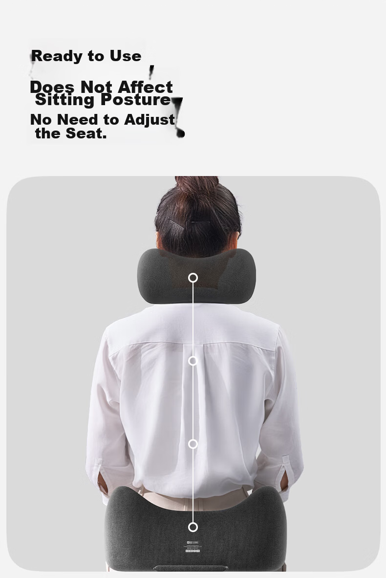 CICIDO Car Headrest and Lumbar Support Set Neck Protection Pillow Seat Cushion Car Neck Pillow Waist Support Cushion Lumbar Pad 9