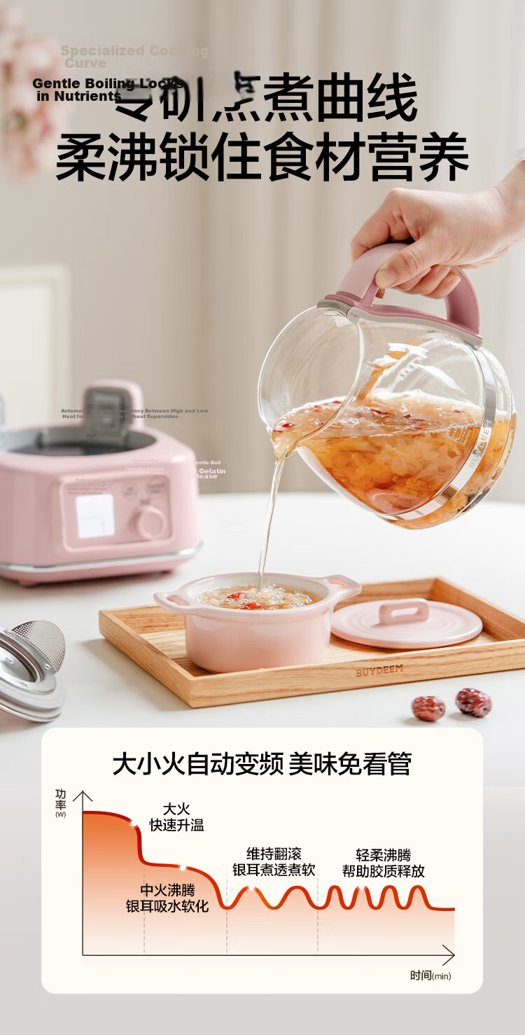 Buydeem FK571 Health Pot Stew Cooker Price Protection 618 13