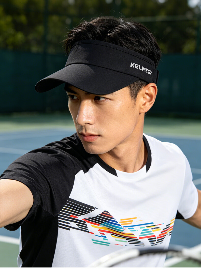 KELME Women's Summer Sun Protection Cap with Open Top for Running Outdoor Sports UV Protection Golf Marathon Tennis Hat 15