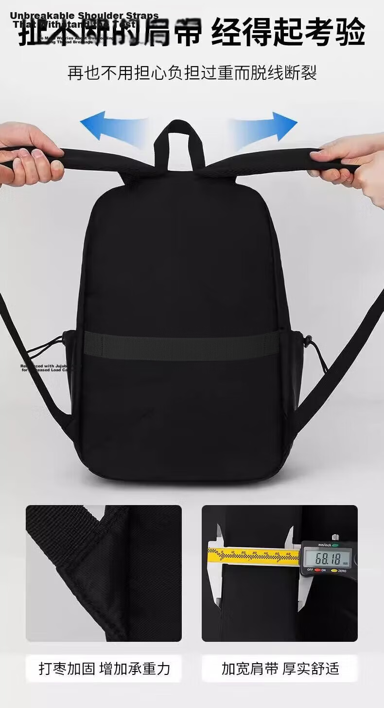Huili Backpack for Men, Large Capacity, New Lightweight Design, Suitable for Travel, Business Trips, Commuting, Laptop Bag, School Bag for Middle School Students 8