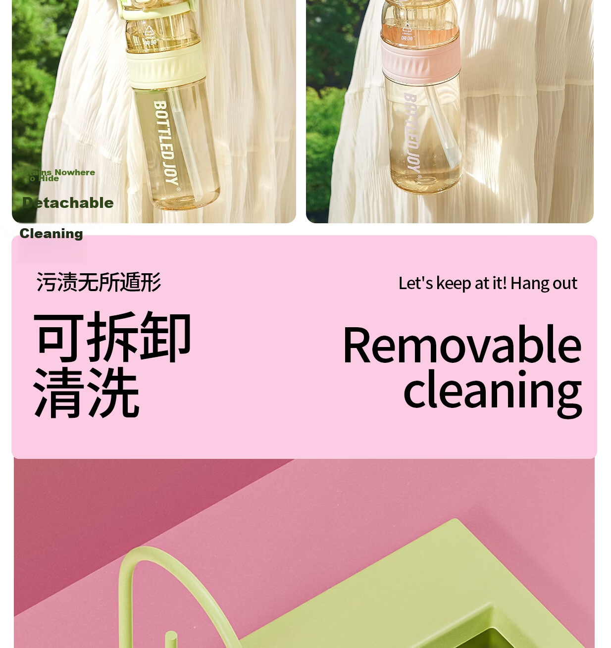 Dundun Bottled Joy PPSU Water Bottle, Wang Yibo's Same Style, Milk Bottle-Level Sports Water Bottle, Large Capacity Cup, Dundun Bottle 12