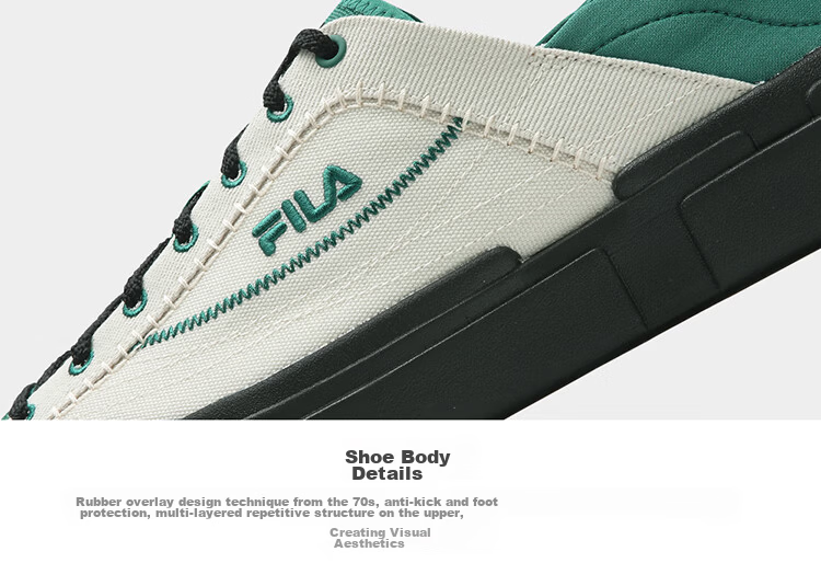 FILA Official LOOP 1S Men's Terraced Canvas Mesh Colorful Casual Sports Breathable Lightweight Shoes 46