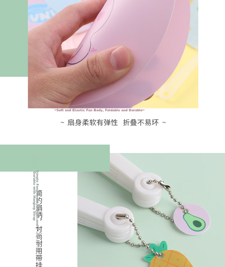TaTanice Preserved Flower Fan DIY Kit Handmade Parent-Child Activity Dried Flower Round Fan Children's Gift Shadow and Fragrance 2