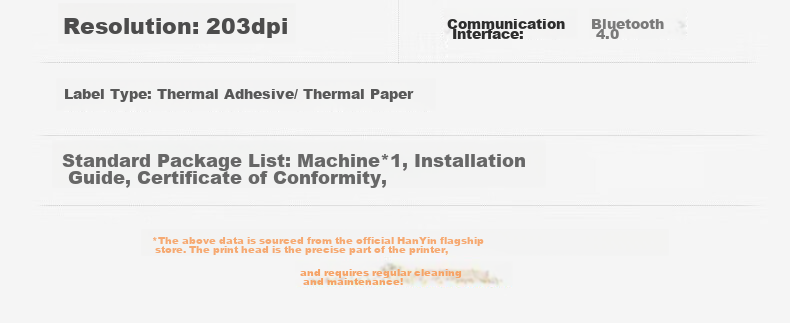 HPRT A300L Mobile Bluetooth Universal Thermal Printer Portable Courier Station Label Pickup Code 14
