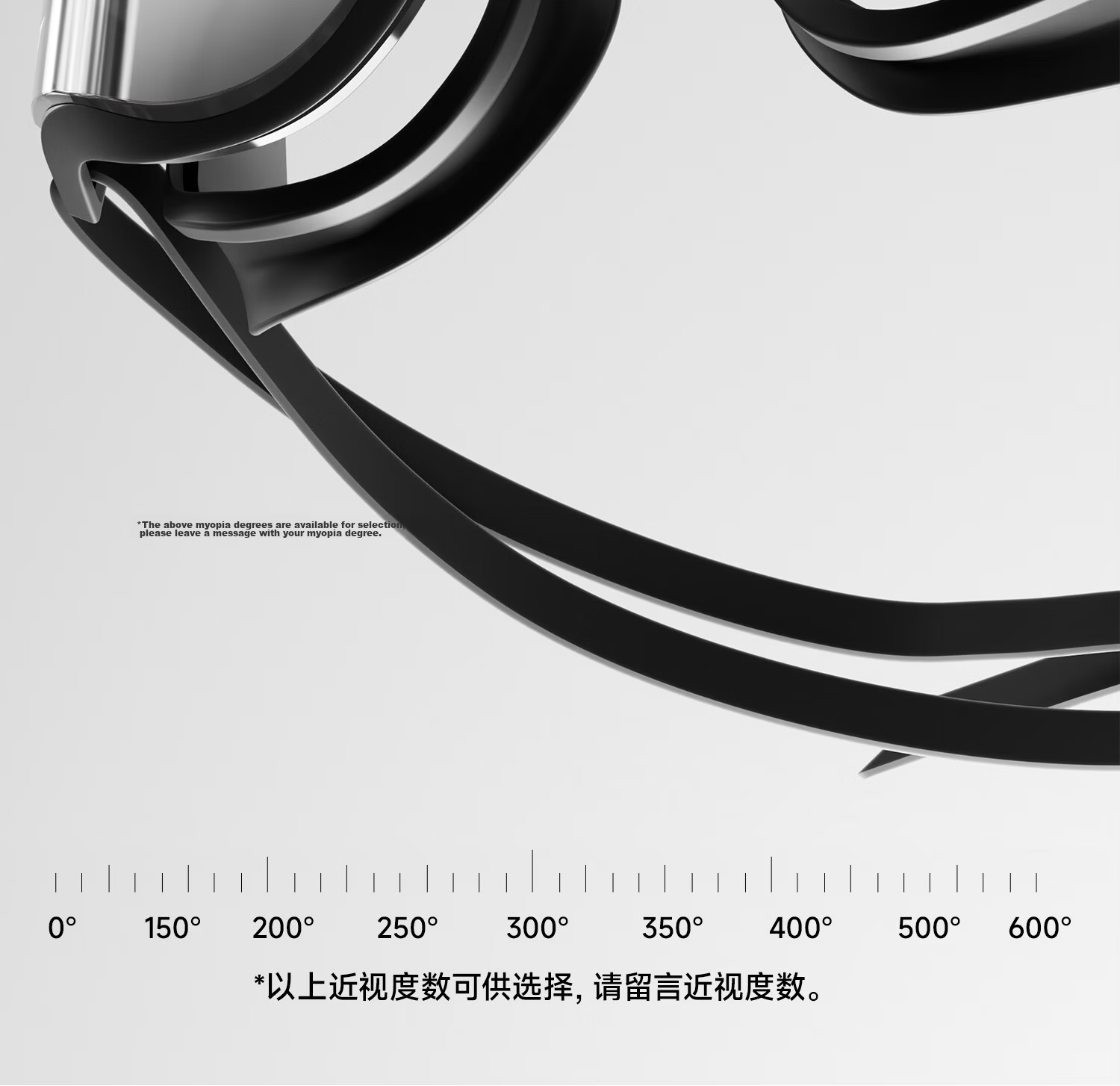 MIZUNO Women's Professional Training Waterproof Anti-Fog HD Swimming Goggles Men's Adult Swimming Gear C240 Black 250 20