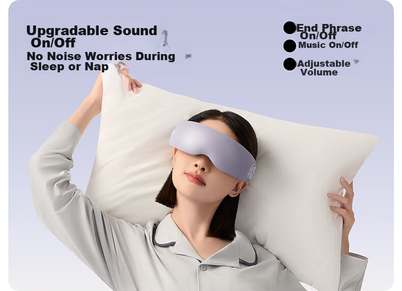 PGG Eye Massager E7 Steam Eye Mask Eye Care Device Hot Compress Eye Fatigue Relief Dry Eye Atomizer Christmas Gift for Girlfriend Birthday Men Gray National Subsidy 9