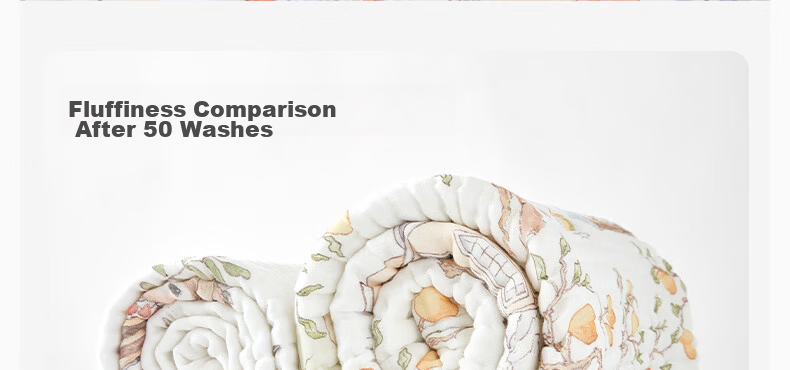 BUBBLE TREE Newborn 6-Layer Gauze Bath Towel Baby Ultra-Soft 100% Pure Cotton Children's Bath Towel All-Season 120cm 38