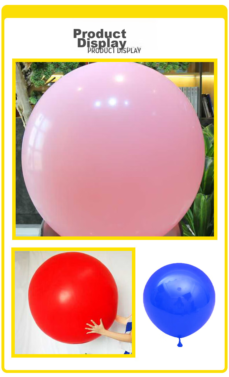 Jashigao Long Strip Balloon Children's Toy Rocket Balloon Thickened Colorful Eco-friendly Flying Fart Balloon 6