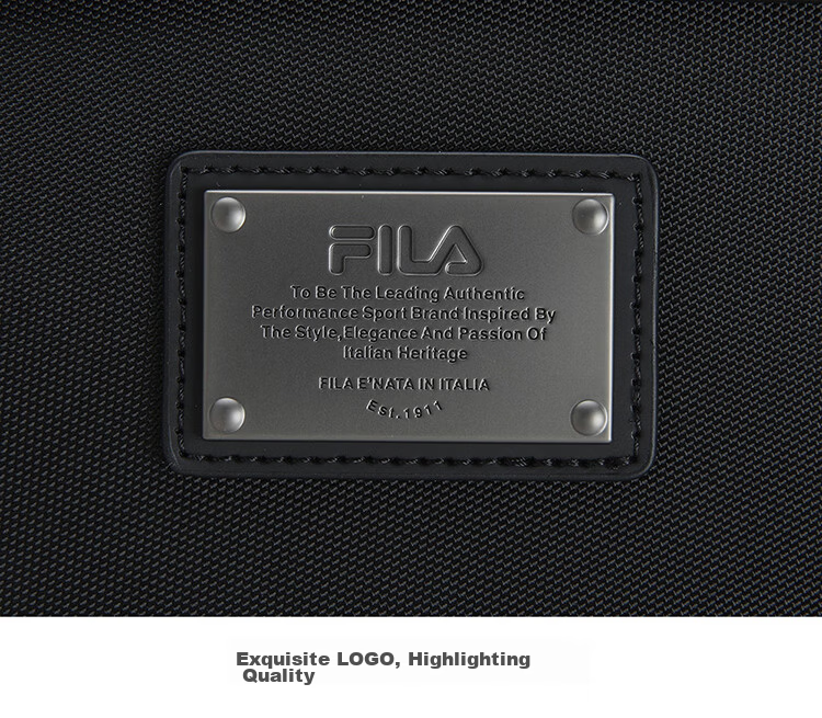 FILA Official Men's Backpack 2026 Fashion Commuter Business Laptop Bag 21