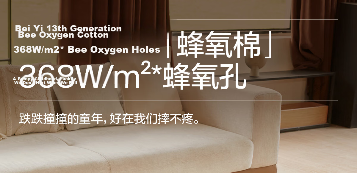 Beiyi Baby PU Thickened Anti-Fall Honeycomb Oxygen Cotton Foldable Crawling Mat PE Material 150*180*4cm 17