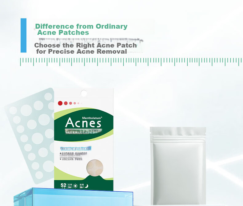 Mentholatum Lipcare Invisible Acne Patch Concealer Anti-Acne Day and Night Dual Effect 52 Pieces Pimple Absorbing Invisible Patch for Girls Dating Essential 6