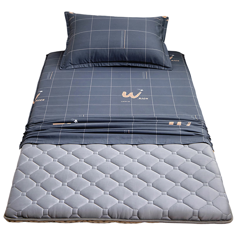 Mengshina Pure Cotton Dormitory Mattress Protector, Bed Cover, Full Coverage Mattress Cover, Student Mattress Cover, 90*200cm, Youman Riji