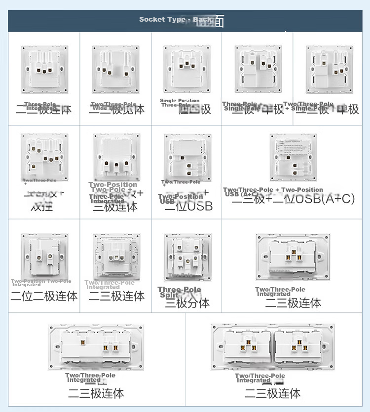 BULL Switch Socket G57 Butterfly Ultra-Thin Single TV Socket Large Panel G57T103 Frost White Concealed Installation 26