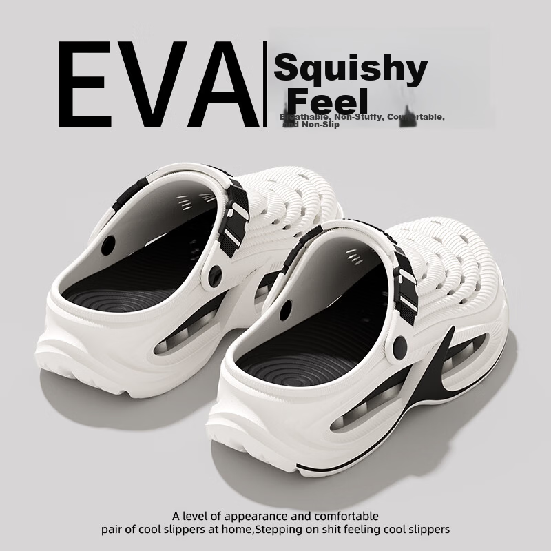 YUZHAOLIN Men's Thick-Soled Sports Sandals, Men's Outdoor Non-Slip Beach Slippers 4