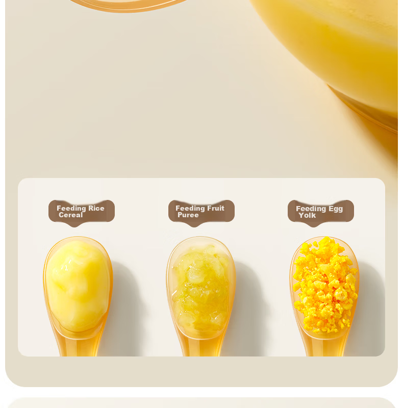 YEEHOO Silicone Baby Feeding Spoon Soft Silicone Infant Food Spoon for Feeding Milk Water Rice Cereal with Lunch Box 11