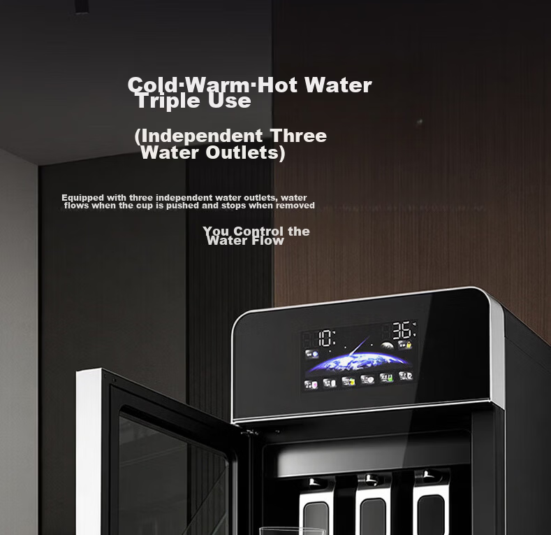 TRULIVA Home Water Dispenser Bottom-Load Bottled Water Cooler Hot and Cold Model 3021D Electric Kettle 7