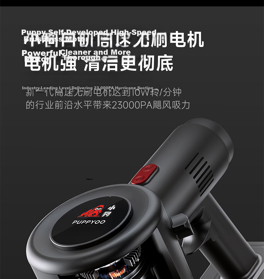 Puppy Vacuum Cleaner Home Large Suction Cordless Handheld Green Light Dust Detection Dry Wet Mopping Mite Removal Pet Hair Vacuum S006 PRO 12