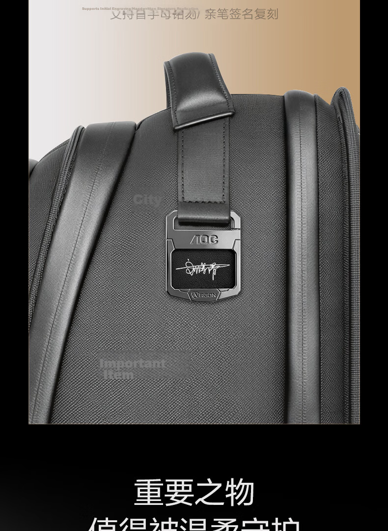 AOC Business Backpack GBP158 Dual Shoulder Bag AOC Laptop Backpack AOC Business Double Shoulder Bag New "Zuncheng" Business Double Shoulder Bag 11