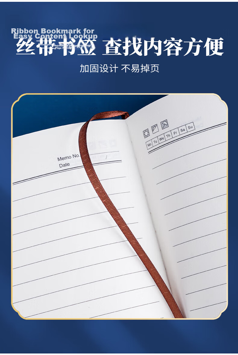 Tengxiong Notebook Gift Box Set National Trend Palace Museum Cultural Creative Souvenir High-Value Journal Stationery Graduation Gift Corporate Business Customizable Lake Blue 13