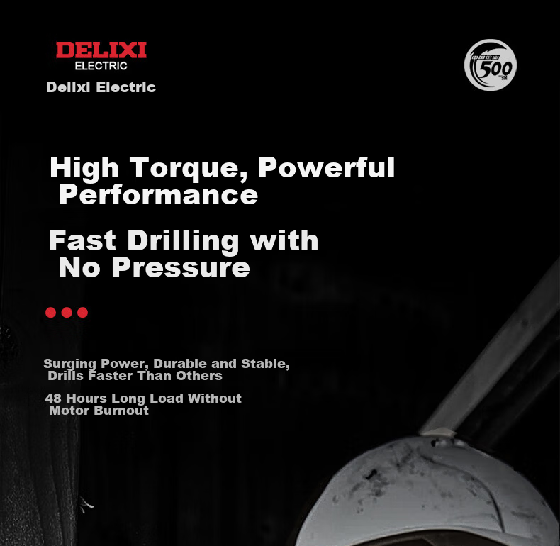 Delixi Electric 16.8V Brushless Cordless Drill Electric Screwdriver Household Tool Set High Power Drill 3