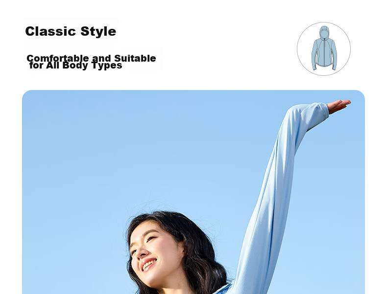 361° Women's Summer Sunscreen Jacket New Sports UV Protection UPF100+ Outdoor Coat 662624608D-7 91