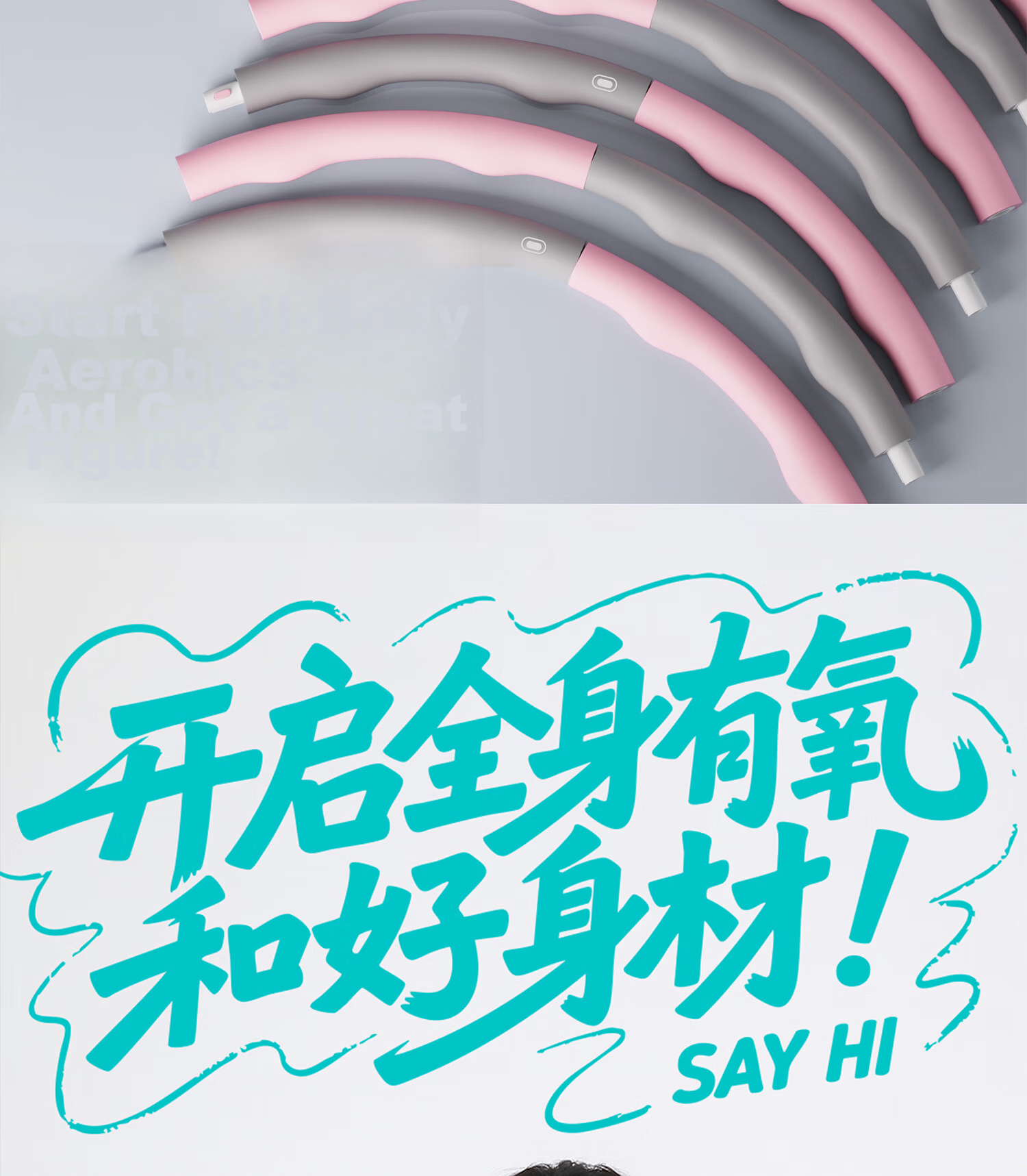 Mdikawe Detachable Soft Hula Hoop Weight Loss Slimming Silent Fitness Hoop for Adults Men and Women 12