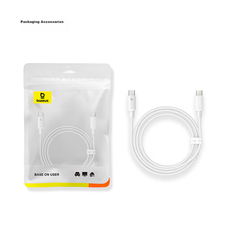 Baseus Apple 17/16/15 Charging Cable Type-C Data Cable Dual-Head PD 60W Fast Charge CTOC Car Charger Compatible with iPhone 17/16e/15 Pro Max Tablet iPad Laptop 20