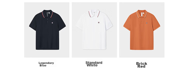 FILA Official Men's Knitted Short Sleeve Polo Shirt 2026 Summer Casual Comfortable Cooling Top 4