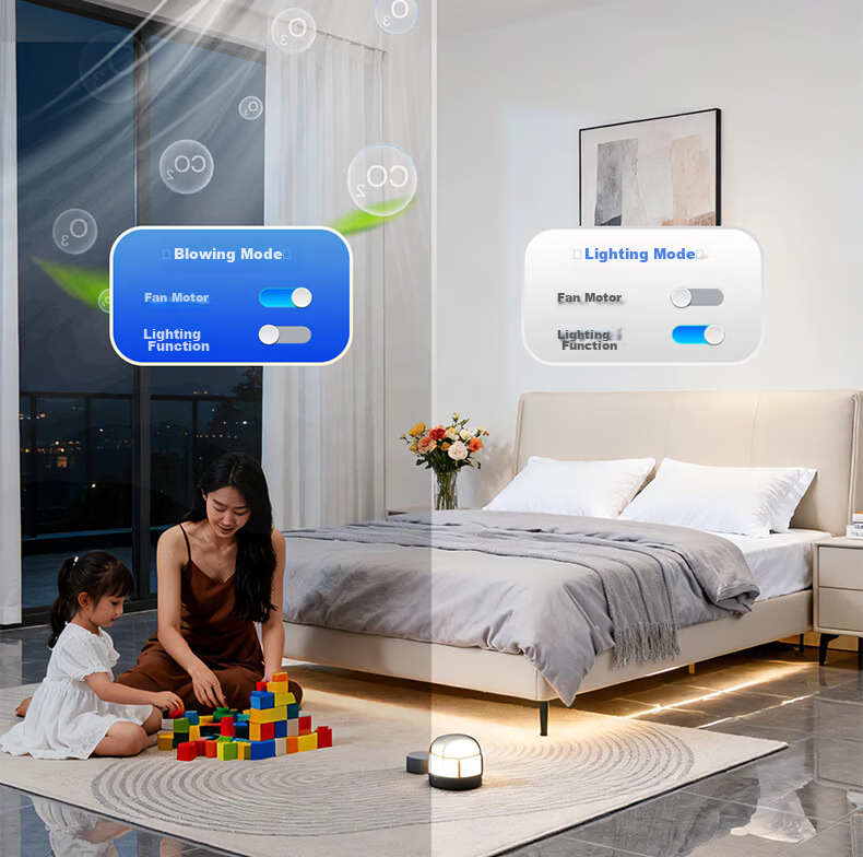 HP Pure Eye Protection Living Room Leafless Fan Ceiling Light Smart Bedroom Lamp Zhongshan Lighting Zhenzhiguang 21