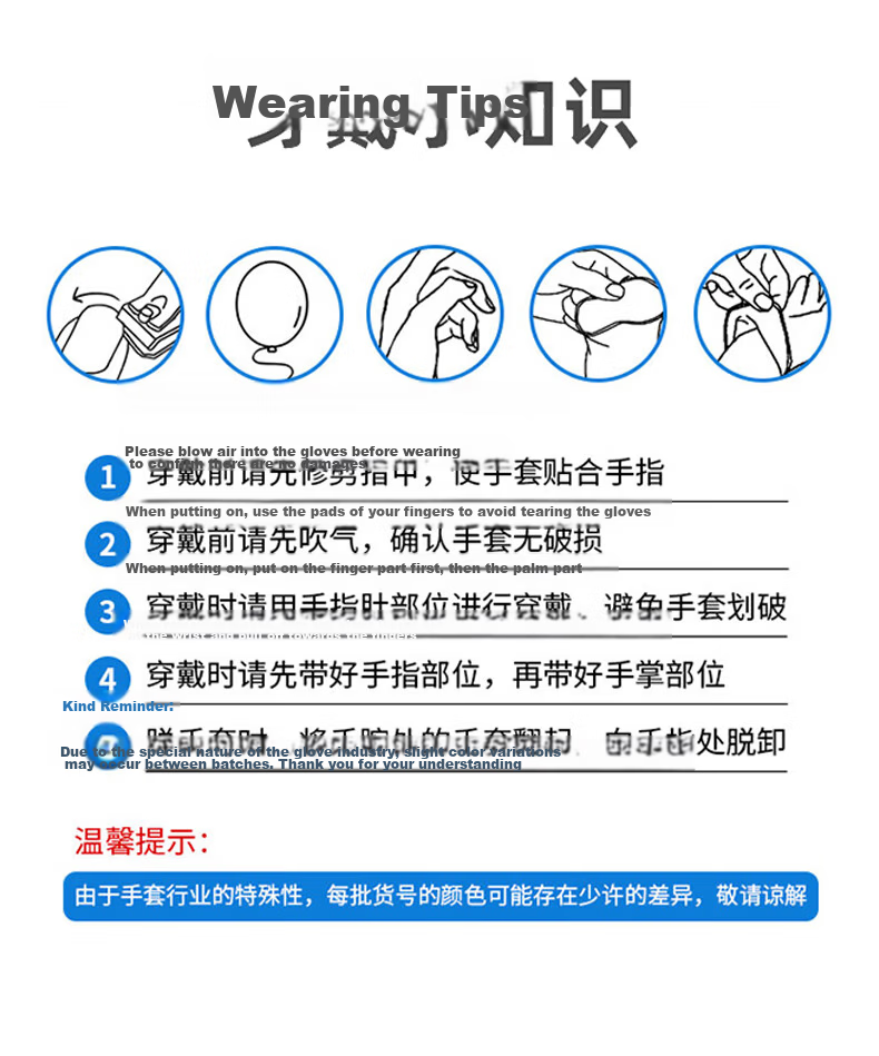 Usjing Disposable PVC Gloves 100pcs XL Food Grade Laboratory Beauty Cleaning Baking Catering Kitchen Gloves 11
