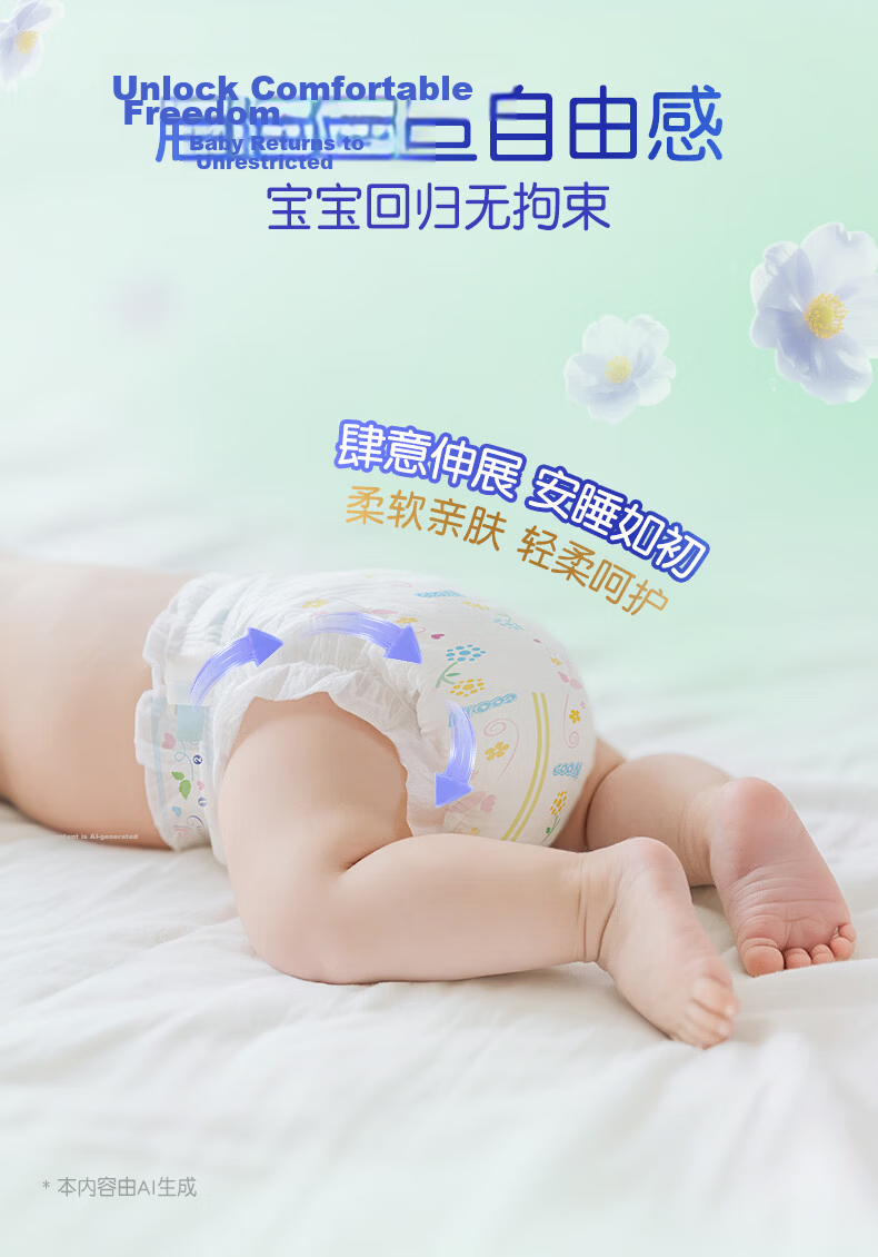 Dawang [Free Diaper Delivery] Huaxinfeng Diapers S24 Pieces (4-8kg) Newborn Ultra-thin Breathable Diapers 5