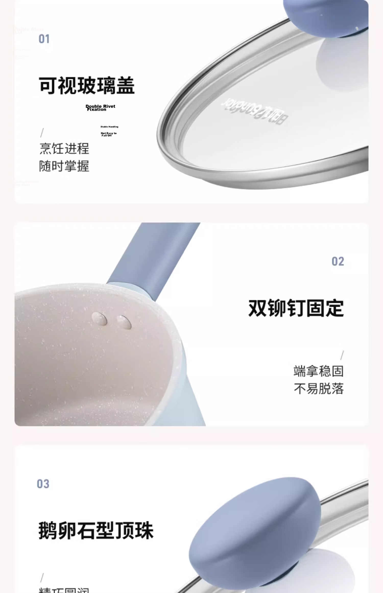 Joyoung Milk Pot, Maifanshi Color Non-Stick Pan, Ramen Pot, Baby Food Pot, Compatible with Gas And Induction Cookers, 18CM 9